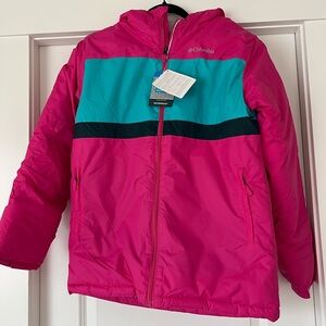 Columbia Valley Runner Jacket Pink Ice, Geyser, Night Wave Size XL